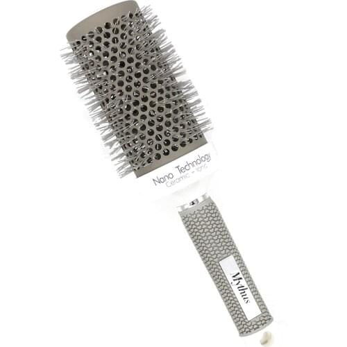 Mythus Ionic Nano Ceramic Hair Brush Round Comb Curly Hairdressing Styling Hairbrush 5 Sizes 19mm 25mm 32mm 45mm 53mm Available