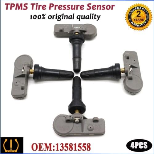 TPMS Tire Pressure Monitor Sensor System For Chevrolet Express Silverado Suburban 1500 2500 3500 4500 2007-2016 315MHz 13581558