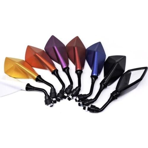 Motorcycle Rearview Mirror Refit Universal Personality Electric Car Scooter After Falling Auxiliary Mirror Reflector Hardcore Se