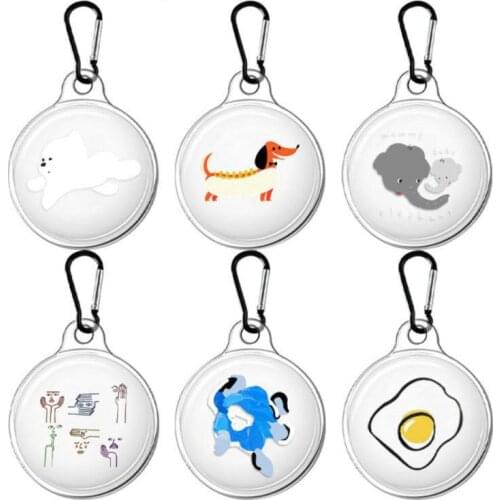 TUP Protective Cover For Apple Airtags For Apple Locator Tracker Anti-lost Device Keychain Comfortable Protective Sleeve