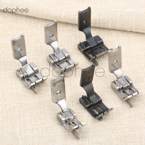 Dophee 1pc left Industrial Sewing Machine Foot With Cutter Industrial Zigzag Machine Parts