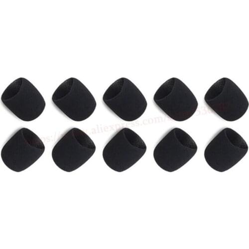 10pcs Microphone Sponage (inner) Windscreens Foam fits for Shure SM58 BETA58 PG58 SLX24 grill Handheld Accessories