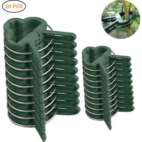 20Pcs Garden Clip Plant Fixing Clip Potted Branches Plastic Garden Accessories Set Clip Gardening Clip
