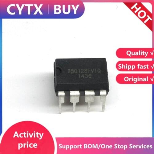 5pcs/LOT W25Q128FVIQ W25Q128 DIP8