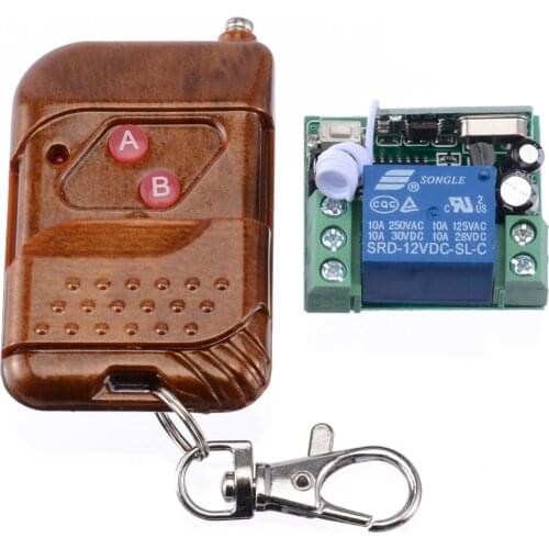 1pcs DC 12V Wireless Relay Remote Control Switch Receiver Transmitter Kits Professional Relay Switches Mayitr