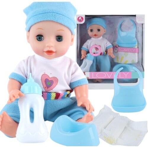 Blink Reborn Children Baby Doll Surprise Bathing Doll toy Gift Clothes Outfits Newborn Baby real mini Changeable Clothes DIY Toy