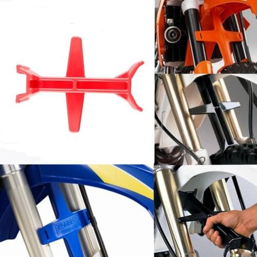 Kid Dirtbike Parking Stand Firm Holder Tie Down Brace 29CM Height Child Mini Dirt Bike Fork Saver Wheel Support Motocross Part