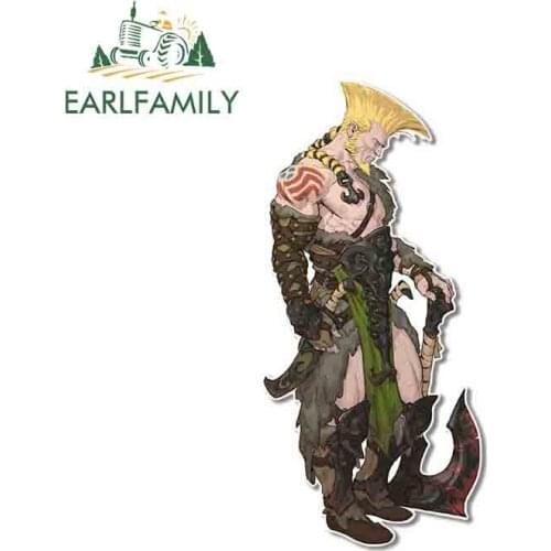 EARLFAMILY 13cm x 6.2cm for Devil with Yellow Hair Car Stickers Windshield Motorcycle Scratch-proof Decal Bumper Decoration