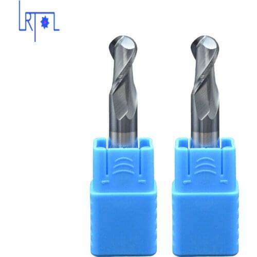HRC45 2flutes 12*200mm Tungsten Steel Solide Caride Ball Nose End Mill CNC Machine Milling Cutter Drill Bit