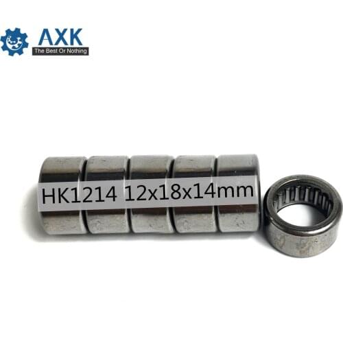 HK1214 Needle Bearings 12*18*14 mm ( 10 Pcs ) Drawn Cup Needle Roller Bearing HK121814 HMK121814