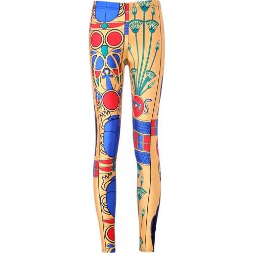 3D Leggings Harajuku Fitness Patchwork Cartoon Leggings Big Size Girls Elastic Plus Size Leggings