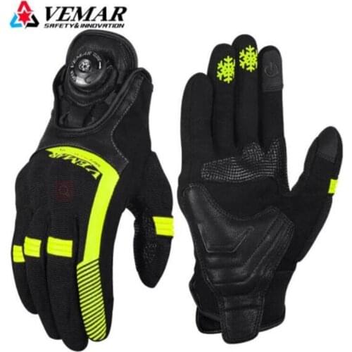 VEMAR Motorcycle Gloves Summer Breathable Mesh Moto Motocross Gloves Motobiker Riding Gloves Touch Function Guantes Moto