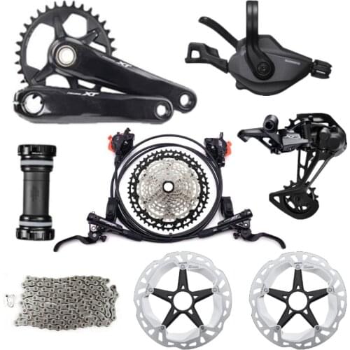 Shimano Deore XT M8100 Groupset 30T 32T 34T 36T 170 175 Crankset Mountain Bike Groupset 1x12-Speed 10-51T MT800 Complete Group