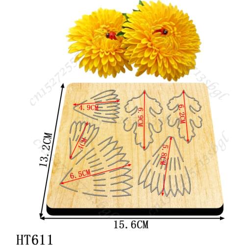 Chrysanthemum Cutting dies - New Die Cutting And Wooden Mold,HT611 Suitable For Common Die Cutting Machines On The Market