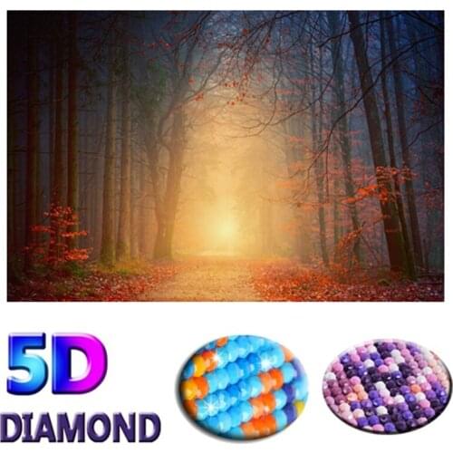 DIY 5D Diamond Painting Sun Scenery parrots Resin drill Embroidery Cross Stitch Mosaic Rhinestone decoration painting wall decor