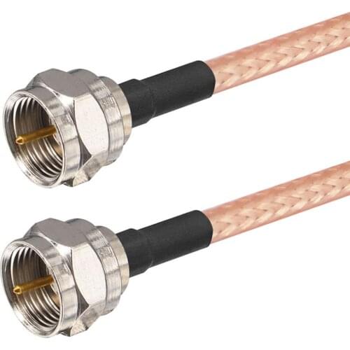 F male plug to F male plug RF connector Pigtail Cable RG316 10cm