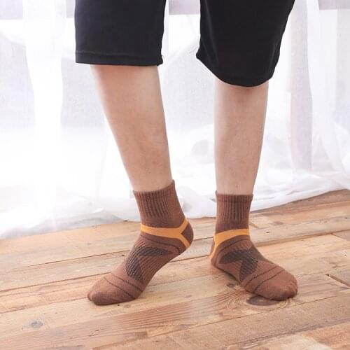 Men Women Fitness Sport Socks Running Bike Cycling Hiking Black Outdoor Basketball Football Soccer Breathable Cotton Sock