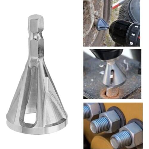 Drill Bit Deburring External Chamfer Tool Stainless Steel Remove Burr for Various chucks Thread Metal Drilling Tools Accessory