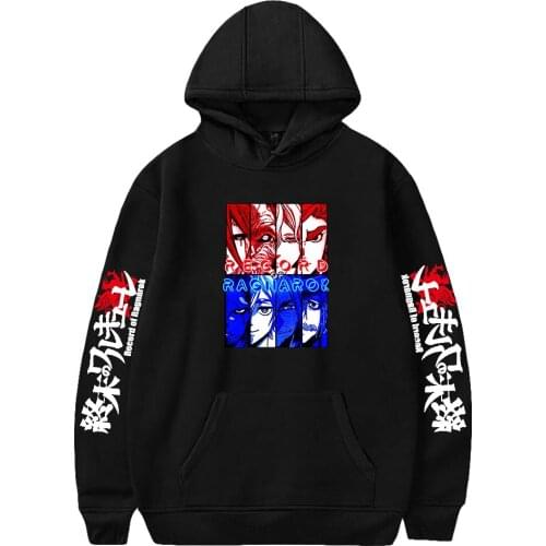 Kawaii Record Of Ragnarok Print Autumn Winter Holiday Men/Women Hooded Sweet Streetwear Casual The Hoodies Y2K Women-clothing
