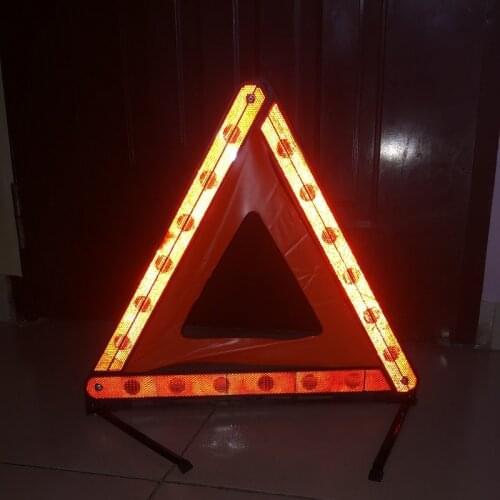 Trouble Parking Foldable Warning Triangle Safety Emergency Reflective Stop Hazard Red Sign Road Traffic Vehicle Triangle Tripod