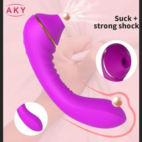 Vagina Sucking Vibrator Heating Vibrating Sucker Oral Sex Suction Clitoris Stimulator Erotic Sex Toy for Women Adults Sex Shop