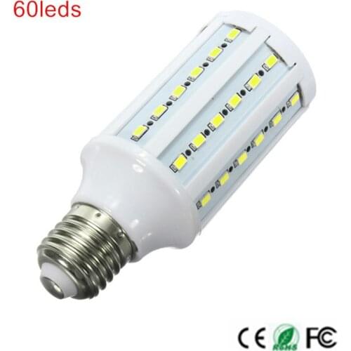 High power E27 15W LED lamp 60 led 5630 SMD LED Corn Bulb Light High luming AC85-265V AC110V/220V Cool White/Warm White 10PCS