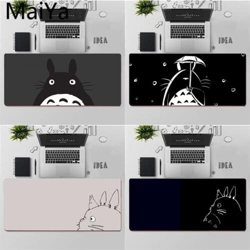 Maiya Top Quality anime Totoro and friends Durable Rubber Mouse Mat Pad Free Shipping Large Mouse Pad Keyboards Mat