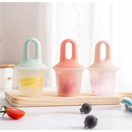 1PCS Small Popsicle Mold Plastic DIY Ice Cream Mold Reusable Ice Pop Maker with Lid Popsicle Maker DIY Ice Cream Tools Coxeer