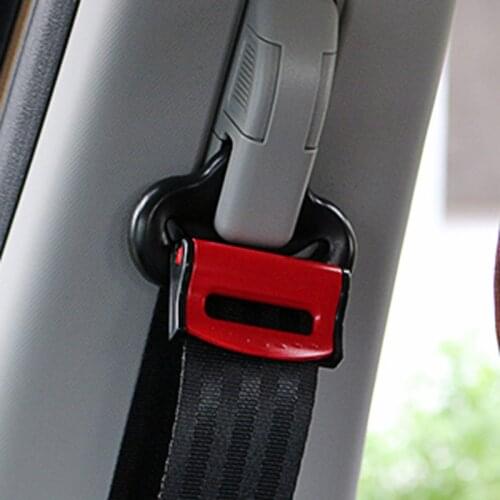 2Pcs Universal Car Safety Belt Clip For Nissan Tiida Teana Skyline Juke X-trail Almera Qashqai 2016 2017 Juke Sunny Note