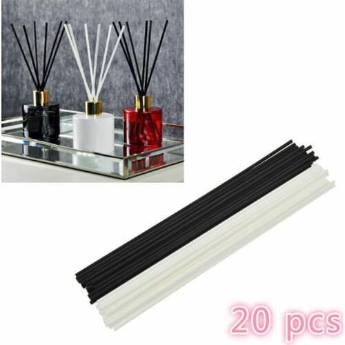 20 pcs 3X220mm Volatile Fiber Stick Diffuser Rods Aromatherapy for Home Fragrance Diffuser Home Decoration