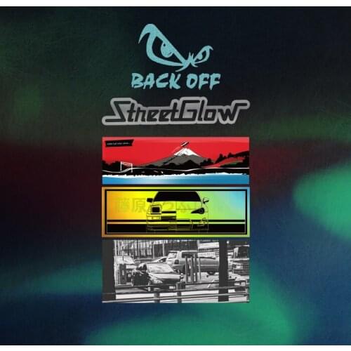 5PCS Car Styling Sticker Auto Window Body Vinyl Motorcycle Case Decals for Back Off AE86 Drift