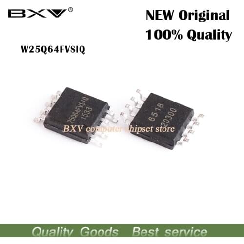 5pcs W25Q64FVSSIQ W25Q64FVSIQ 25Q64FVSIQ 25Q64 SOP-8 new original free shipping