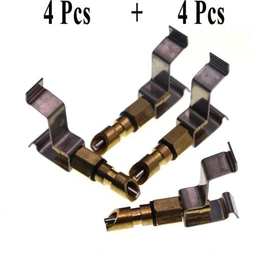 8PCS Hamster Accessories Brass Nipple Drinker Rat Rabbit Bunny Mouse Chinchill Rodent Automatic Drinking Watering Waterer Spring