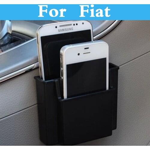 Car Storage Pouch Bag Store Phone Charge Box Holder Organizer Box For Fiat 500 500x 600 Bravo Linea Croma Albea Barchetta