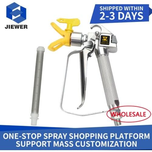 JIEWER Titan Wagner Coating Airless Spray Gun Accessories Spray Putty Spray Paint High Pressure 3600PSI 517 Nozzle + Nozzle