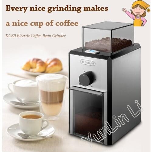 Household Electric Coffee Grinder Commercial Coffee Machine Grain Stainless Steel Coffee Bean Grinding Machine