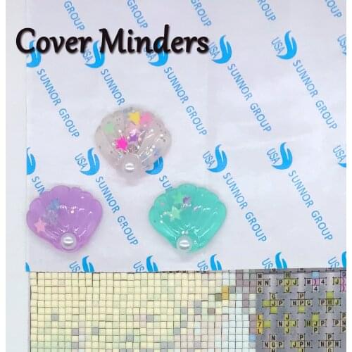 Diamond Painting Glitter Shell Cover Minders with magnet DIY Painting with Diamonds Accessories Tools