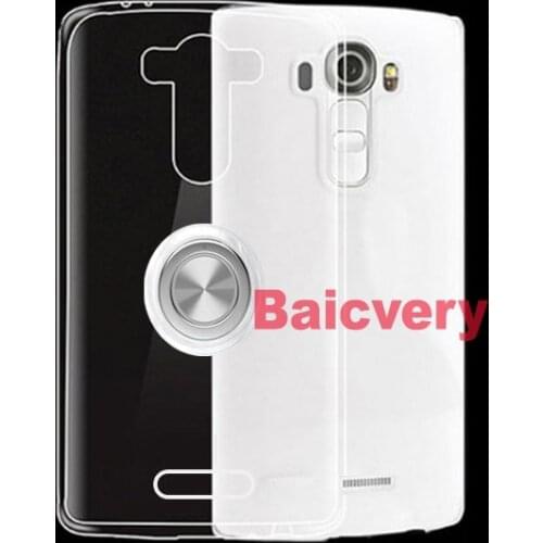 Case for BQ 6042L Magic E Cover Magnetic Car Finger Ring Holder Soft TPU Shockproof Case for BQ 6042 L Magic E Coque