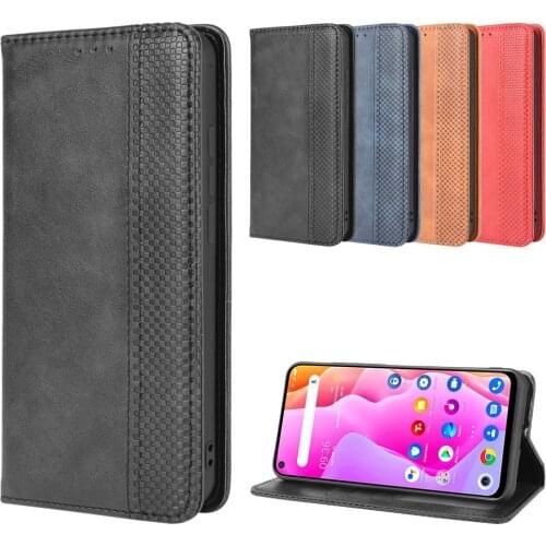 Luxury Retro Slim Leather Flip Cover For TCL 10L Case 6.53 inch Wallet Card Stand Magnetic Book Cover For TCL 10 Lite Cases