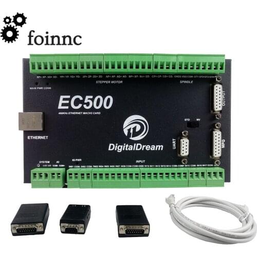 CNC Ethernet EC500 3/4/5/6 Axis upgrade Mach3 USB Motion Controller Control Card for milling machine