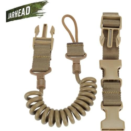 Tactical Two Point Rifle Sling Adjustable Bungee Tactical Airsoft Gun Strap System Paintball Gun Sling for Airsoft Hunting