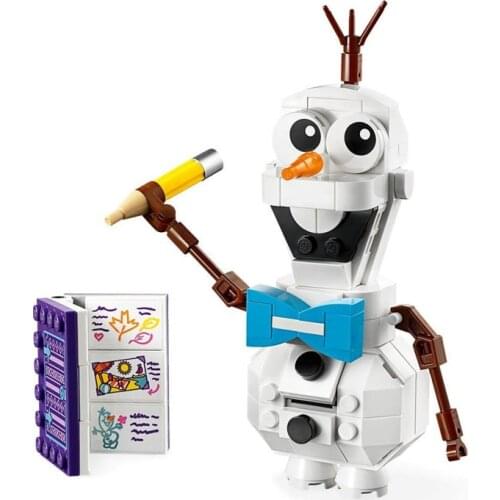 New 122 pcs building block toy Disney Frozen 2 model building block girl boy toy gift