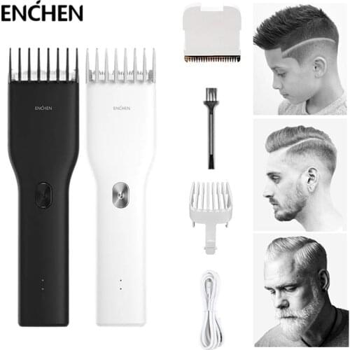 ENCHEN Boost Mens Electric Hair Clipper USB Rechargeable Hair Trimmer Professional Hair Cutter for Men Adult Razor