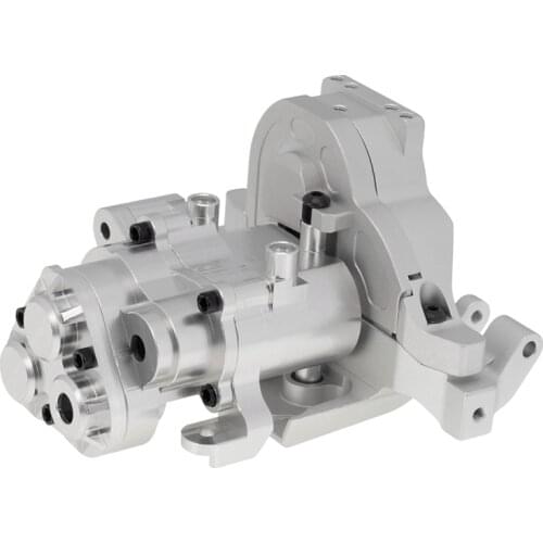 Metal Transmission Case Gearbox with Motor Mount Heat Sink Base Holder for TRAXXAS TRX4 RC Crawler Upgrade Parts