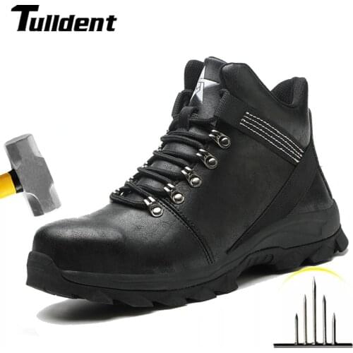 Dropshipping New Work Safety Shoes Men Indestructible Work Shoes Sneakers Men Steel Toe Shoes Anti-puncture Security Footwear