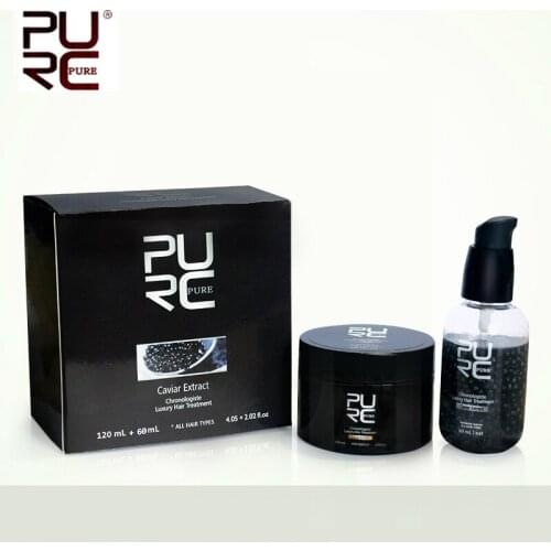 PURC New arrivals Caviar Extract Chronologiste Luxury Hair Treatment Set Make Hair More Soft / Smooth / Shine Best hair care set