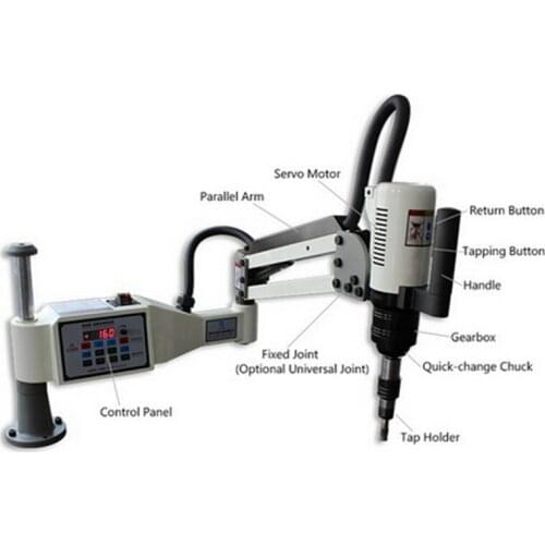 New Powerful M3-M16 Universal 360 Degree Angle Electric Tapping Machine 220V high quality