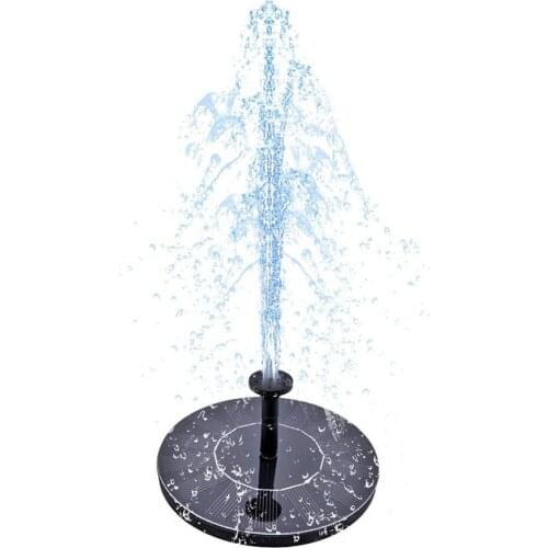 New Floating Solar Fountain Garden Water Fountain Pool Pond Decoration Solar Panel Powered Fountain Water Pump Garden Decoration