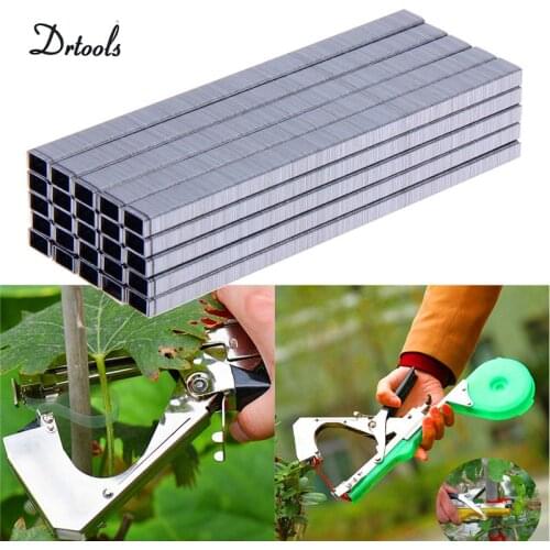 Wholesale 10000pcs Tapetool Staple Pin Tapener Tree Binder Nail Plant Branch Trunk Connect Bind Stem Tying Tool 10pcs-pack GT031