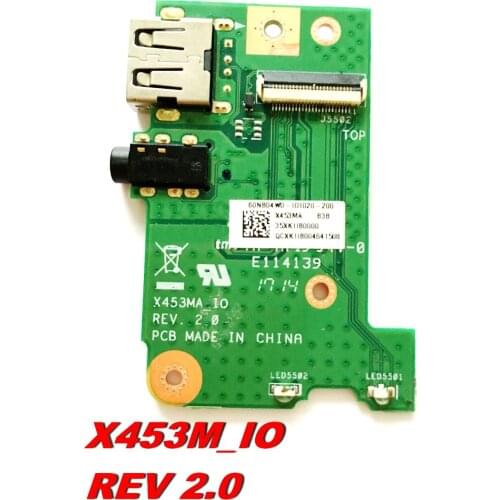 Original for ASUS X453M USB Audio Board X453M_IO REV 2.0 tested good Free shipping